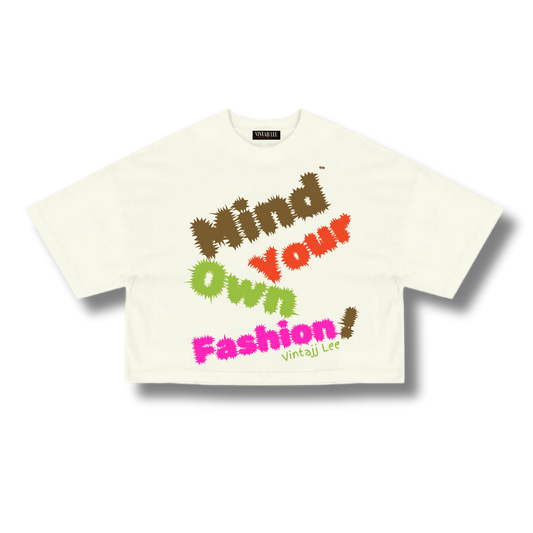 “MYOF” Cropped Tee